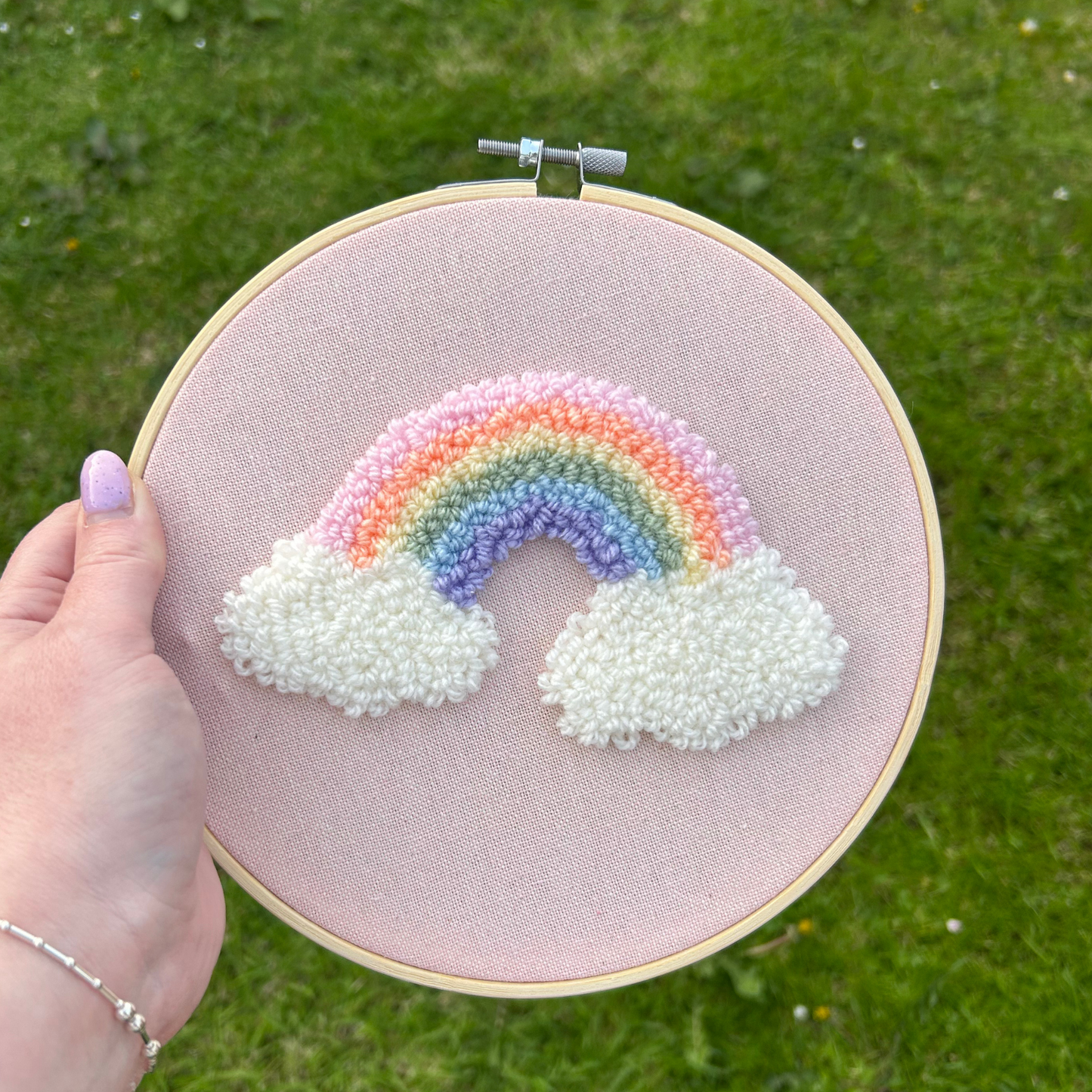 Pastel Rainbow Hoop