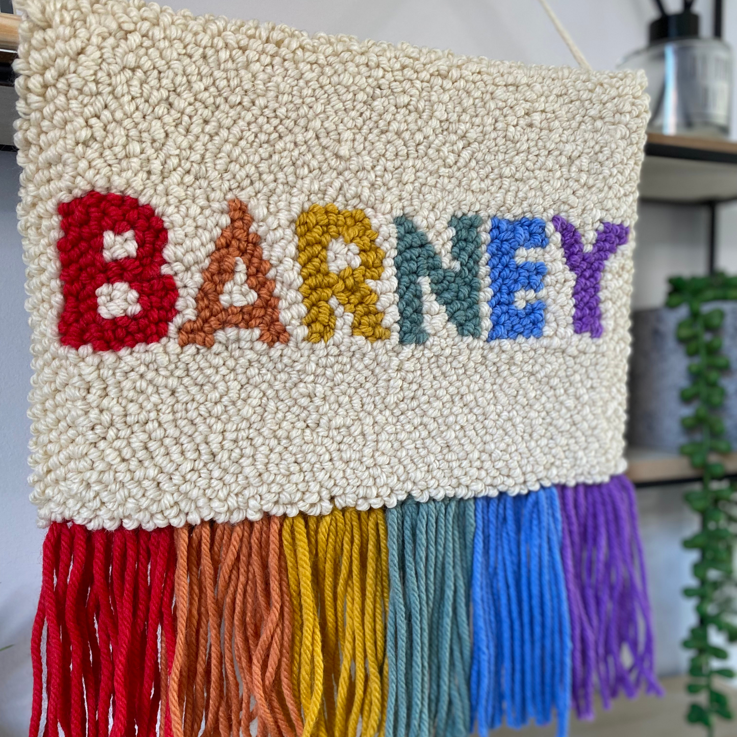 Rainbow Name Wall Hanging
