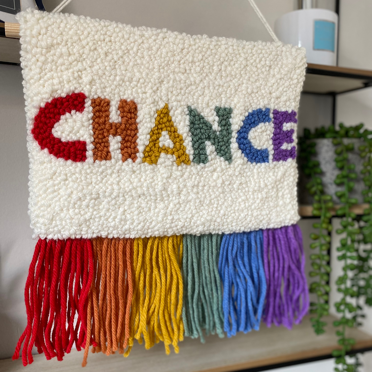 Rainbow Name Wall Hanging