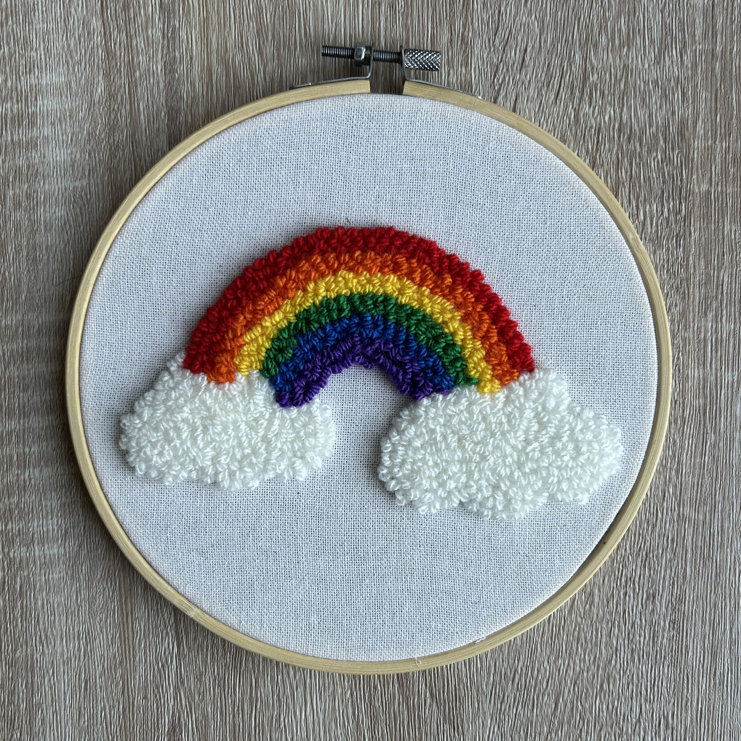 Ready To Post - 8” Rainbow Hoop