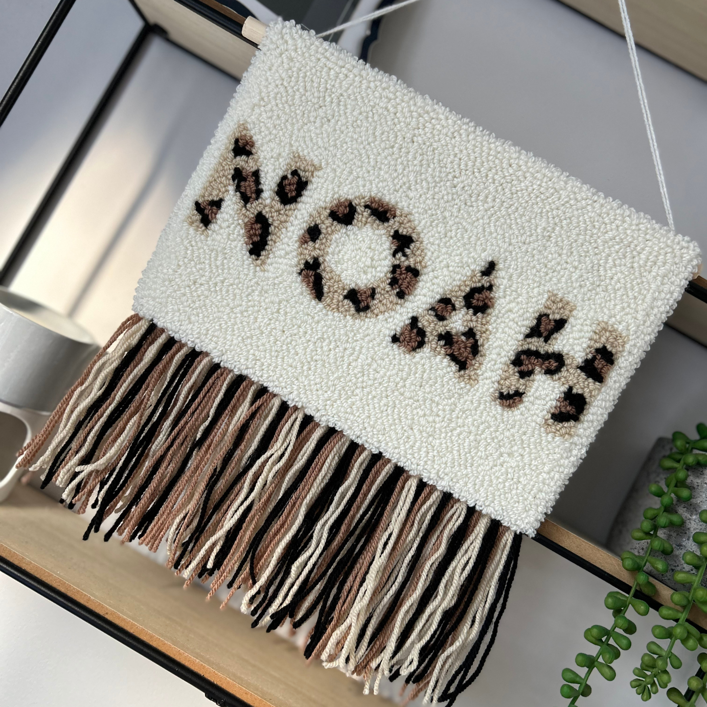 Leopard Name Wall Hanging