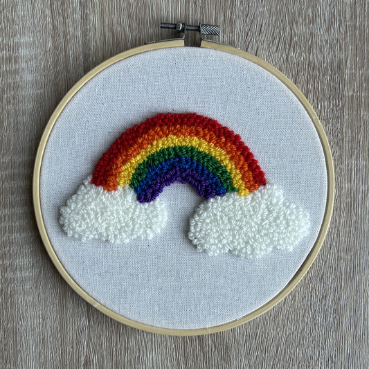 Ready To Post - 8” Rainbow Hoop